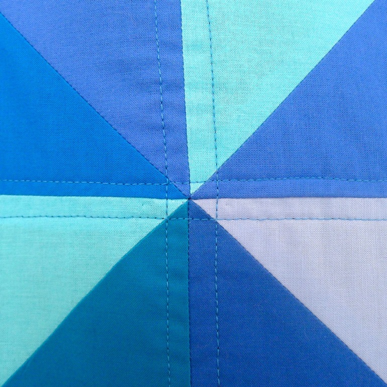 famous blue quilt